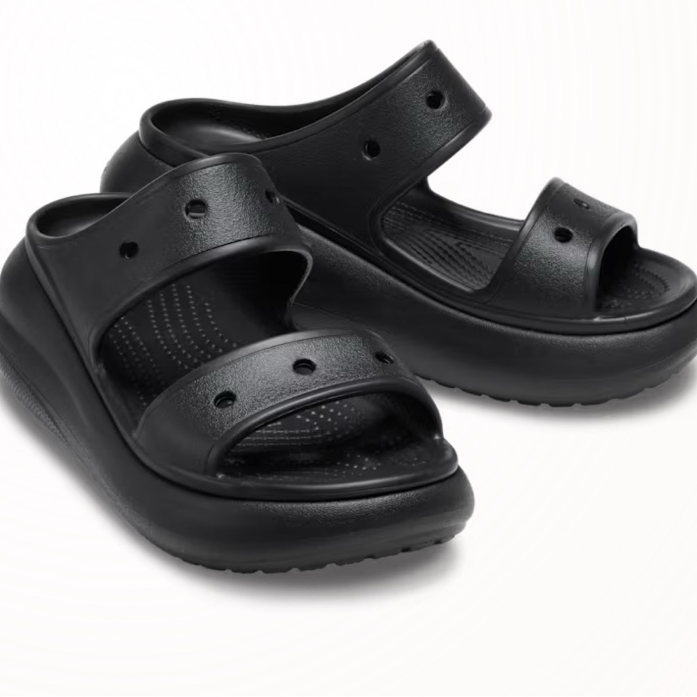 Black Women's Croc Sandals